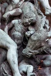 Silenův triumf, detail (bronz) (viz také 252697 a 252668)